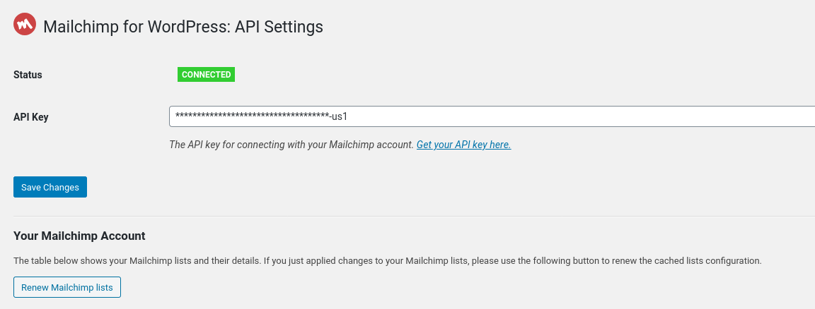 Refresh your Mailchimp lists